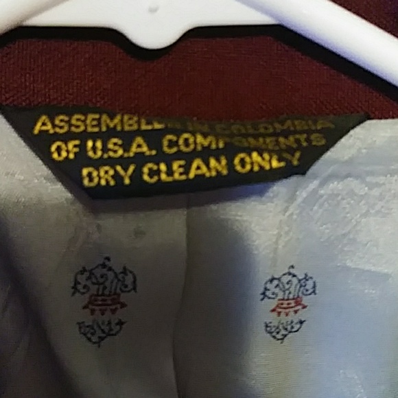 (Nwot)BURGUNDY SPORTS/LEISURE BLAZER - Picture 3 of 5